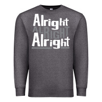 Charcoal Heather matthew mcconaughey dazed & confused alright alright alright hipster t Premium Sweatshirt - PixelFlow