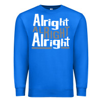 True Royal matthew mcconaughey dazed & confused alright alright alright hipster t Premium Sweatshirt - PixelFlow