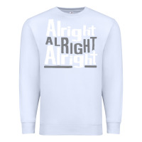 White matthew mcconaughey dazed & confused alright alright alright hipster t Premium Sweatshirt - PixelFlow