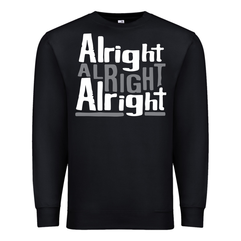 Matthew Mcconaughey Dazed & Confused Alright Alright Alright Hipster T Premium Sweatshirt by PixelFlow | Teevron
