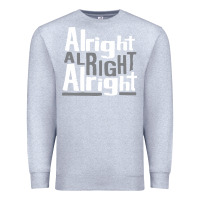Heather Grey matthew mcconaughey dazed & confused alright alright alright hipster t Premium Sweatshirt - PixelFlow
