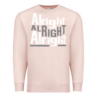 Pale Pink matthew mcconaughey dazed & confused alright alright alright hipster t Premium Sweatshirt - PixelFlow