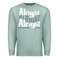 Seafoam matthew mcconaughey dazed & confused alright alright alright hipster t Premium Sweatshirt - PixelFlow