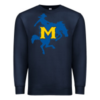 Navy mcneese  athletics Premium Sweatshirt - PixelFlow