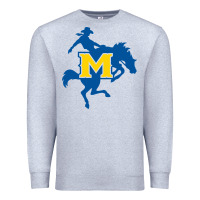 Heather Grey mcneese  athletics Premium Sweatshirt - PixelFlow