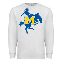 Oatmeal Heather mcneese  athletics Premium Sweatshirt - PixelFlow