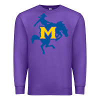 Purple mcneese  athletics Premium Sweatshirt - PixelFlow