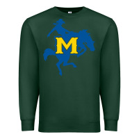 Sports Green mcneese  athletics Premium Sweatshirt - PixelFlow