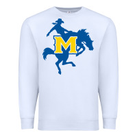 White mcneese  athletics Premium Sweatshirt - PixelFlow