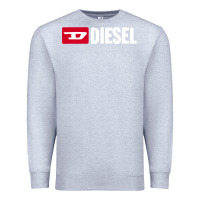 Heather Grey Diesel Premium Sweatshirt - PixelFlow