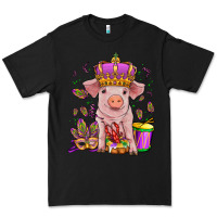 Black mardi gras pig Premium Tee - OliviaCreatesArt