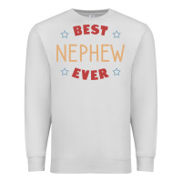Dove Grey Best nephew ever Premium Sweatshirt - PixelFlow