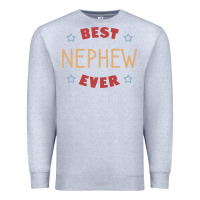 Heather Grey Best nephew ever Premium Sweatshirt - PixelFlow