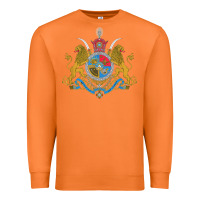 Carrot Iran Coat of arms Flag souvenir Iranian Persian Premium Sweatshirt - PixelFlow