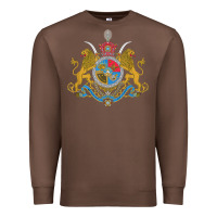 Chestnut Iran Coat of arms Flag souvenir Iranian Persian Premium Sweatshirt - PixelFlow