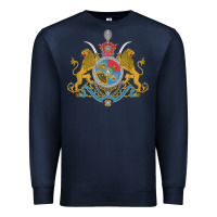 Navy Iran Coat of arms Flag souvenir Iranian Persian Premium Sweatshirt - PixelFlow