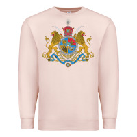 Pale Pink Iran Coat of arms Flag souvenir Iranian Persian Premium Sweatshirt - PixelFlow