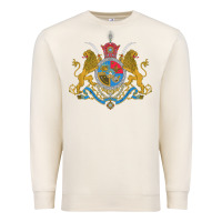 Sandshell Iran Coat of arms Flag souvenir Iranian Persian Premium Sweatshirt - PixelFlow