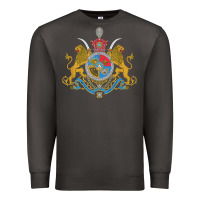 Smoke Iran Coat of arms Flag souvenir Iranian Persian Premium Sweatshirt - PixelFlow