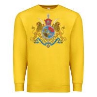 Lemon Iran Coat of arms Flag souvenir Iranian Persian Premium Sweatshirt - PixelFlow