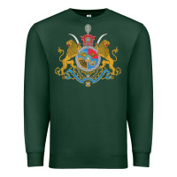 Sports Green Iran Coat of arms Flag souvenir Iranian Persian Premium Sweatshirt - PixelFlow