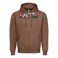 Chestnut mexican flag sunflower madre Zipper Hoodie - JahusDesignShop