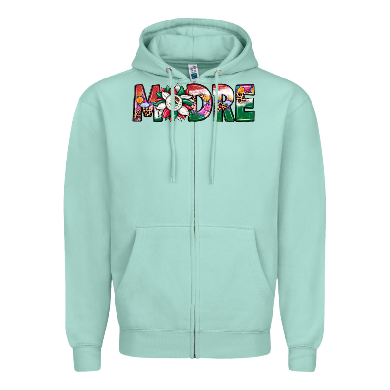 Mexican Flag Sunflower Madre Zipper Hoodie by JahusDesignShop | Teevron