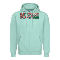 Seafoam mexican flag sunflower madre Zipper Hoodie - JahusDesignShop