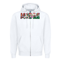 White mexican flag sunflower madre Zipper Hoodie - JahusDesignShop
