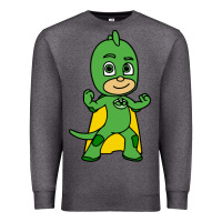 Charcoal Heather gekko cat boy Premium Sweatshirt - PixelFlow