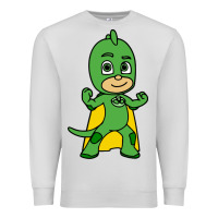 Dove Grey gekko cat boy Premium Sweatshirt - PixelFlow