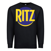 Black ritz cracker Premium Sweatshirt - PixelFlow