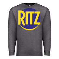 Charcoal Heather ritz cracker Premium Sweatshirt - PixelFlow
