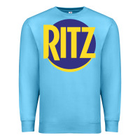 Ocean Blue ritz cracker Premium Sweatshirt - PixelFlow