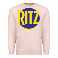 Pale Pink ritz cracker Premium Sweatshirt - PixelFlow