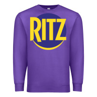 Purple ritz cracker Premium Sweatshirt - PixelFlow