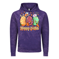 Cloud Purple Happy Easter Eggs Nurse Vintage Hoodie - LillyAllenDesigns