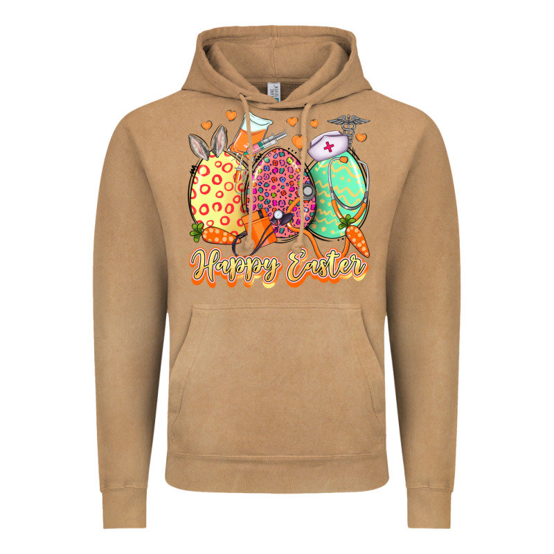 Happy Easter Eggs Nurse Vintage Hoodie by LillyAllenDesigns | Teevron