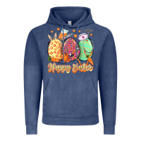 Vintage Denim Happy Easter Eggs Nurse Vintage Hoodie - LillyAllenDesigns