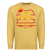Antique Gold fire marshal bill fire safety school funny firefighter t shirt Premium Sweatshirt - PixelFlow