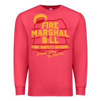 Cardinal fire marshal bill fire safety school funny firefighter t shirt Premium Sweatshirt - PixelFlow