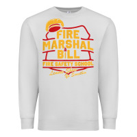 Dove Grey fire marshal bill fire safety school funny firefighter t shirt Premium Sweatshirt - PixelFlow