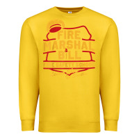Lemon fire marshal bill fire safety school funny firefighter t shirt Premium Sweatshirt - PixelFlow