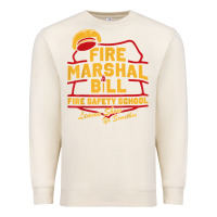 Sandshell fire marshal bill fire safety school funny firefighter t shirt Premium Sweatshirt - PixelFlow