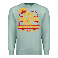 Seafoam fire marshal bill fire safety school funny firefighter t shirt Premium Sweatshirt - PixelFlow