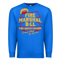 True Royal fire marshal bill fire safety school funny firefighter t shirt Premium Sweatshirt - PixelFlow