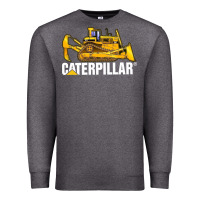 Charcoal Heather bulldozercat 2 Premium Sweatshirt - PixelFlow