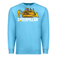 Ocean Blue bulldozercat 2 Premium Sweatshirt - PixelFlow