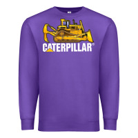 Purple bulldozercat 2 Premium Sweatshirt - PixelFlow