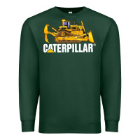 Sports Green bulldozercat 2 Premium Sweatshirt - PixelFlow